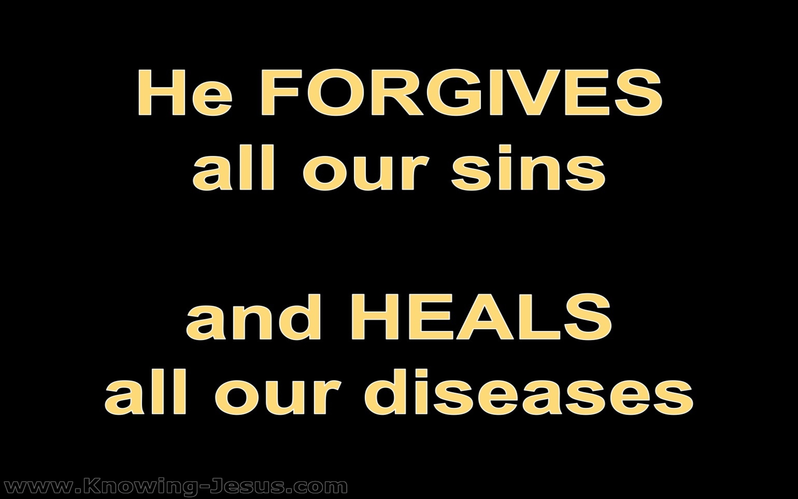 Psalm 103:3 He Forgives Our Sin (beige)